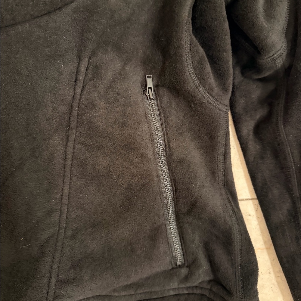 lululemon athletica Black Sherpa Cowl Neck Coat - Picture 8 of 15
